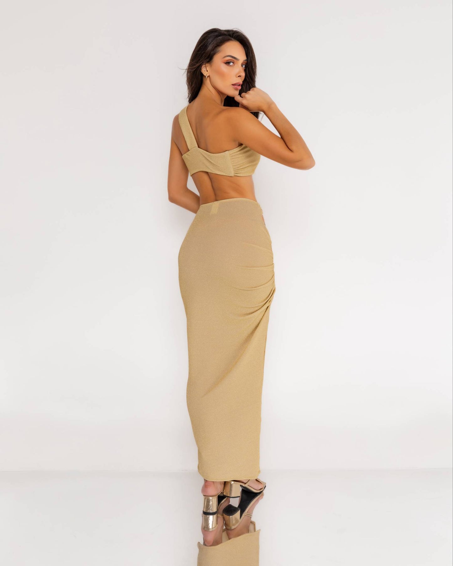 Golden Ray Long Skirt